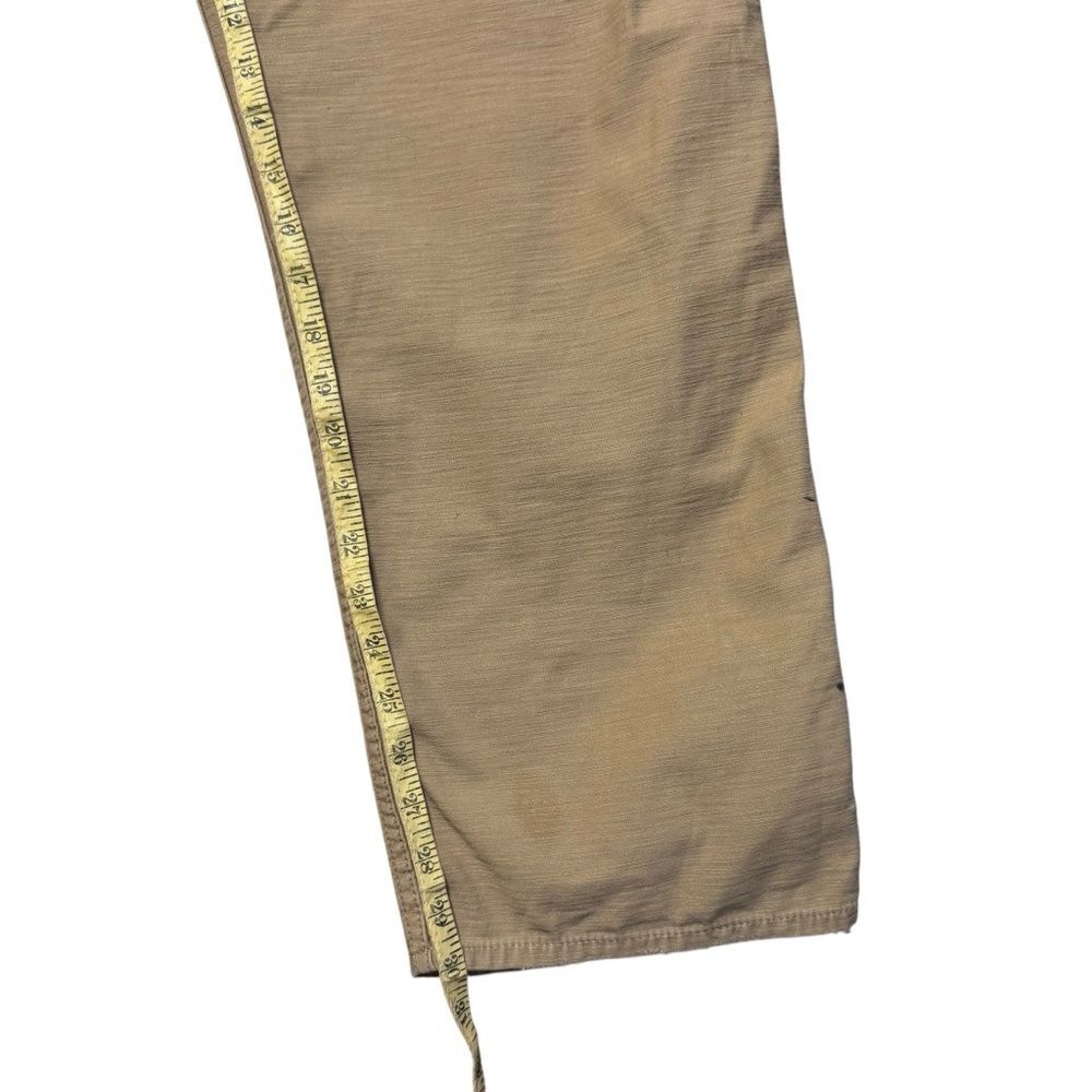 Polo Ralph Lauren Tan Cotton Sateen Utility Pants Trousers Women's Size 8 - Picture 9 of 9